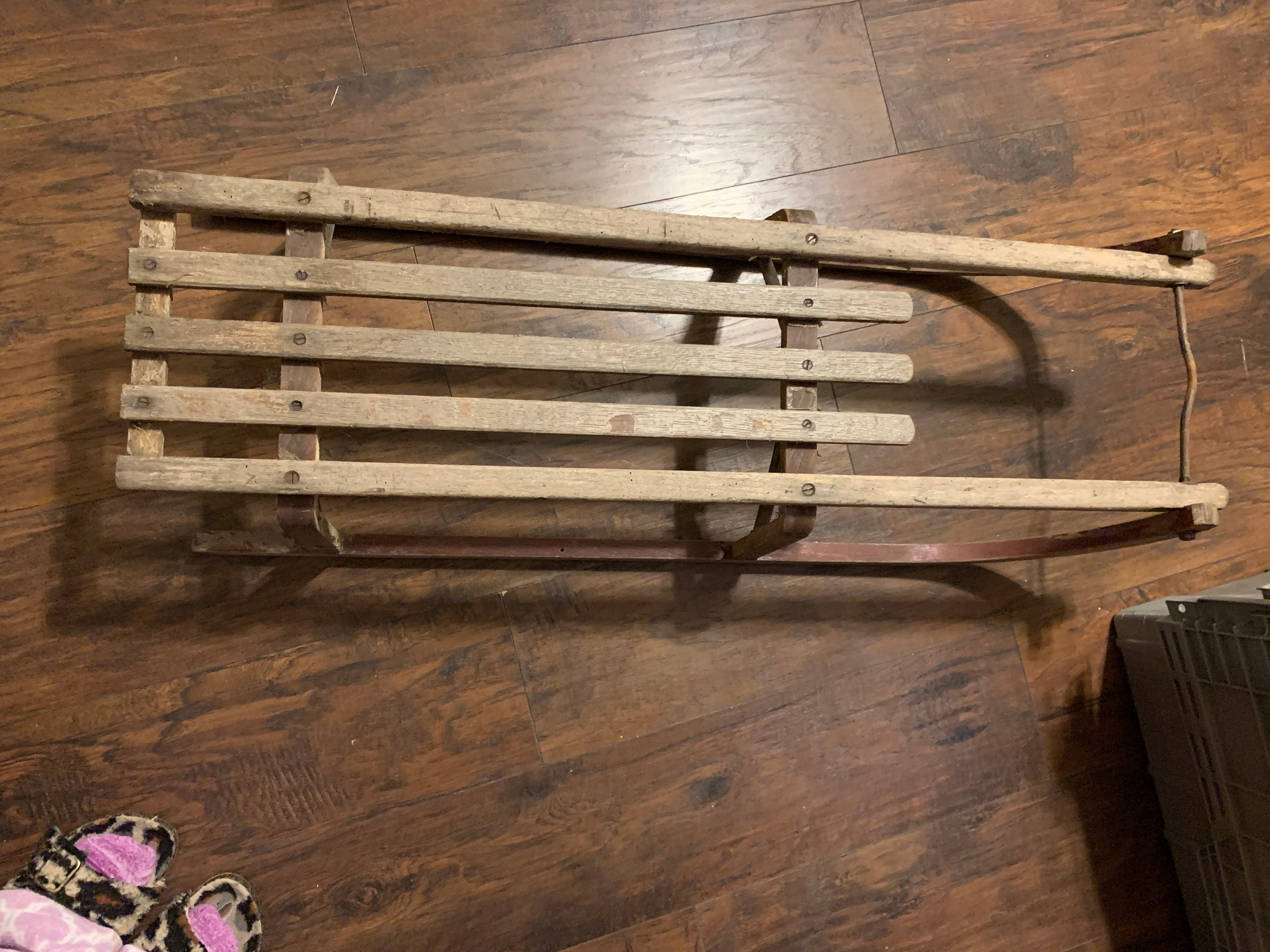 Vintage Davos Germina Wooden Sled Circa 1920s - Etsy