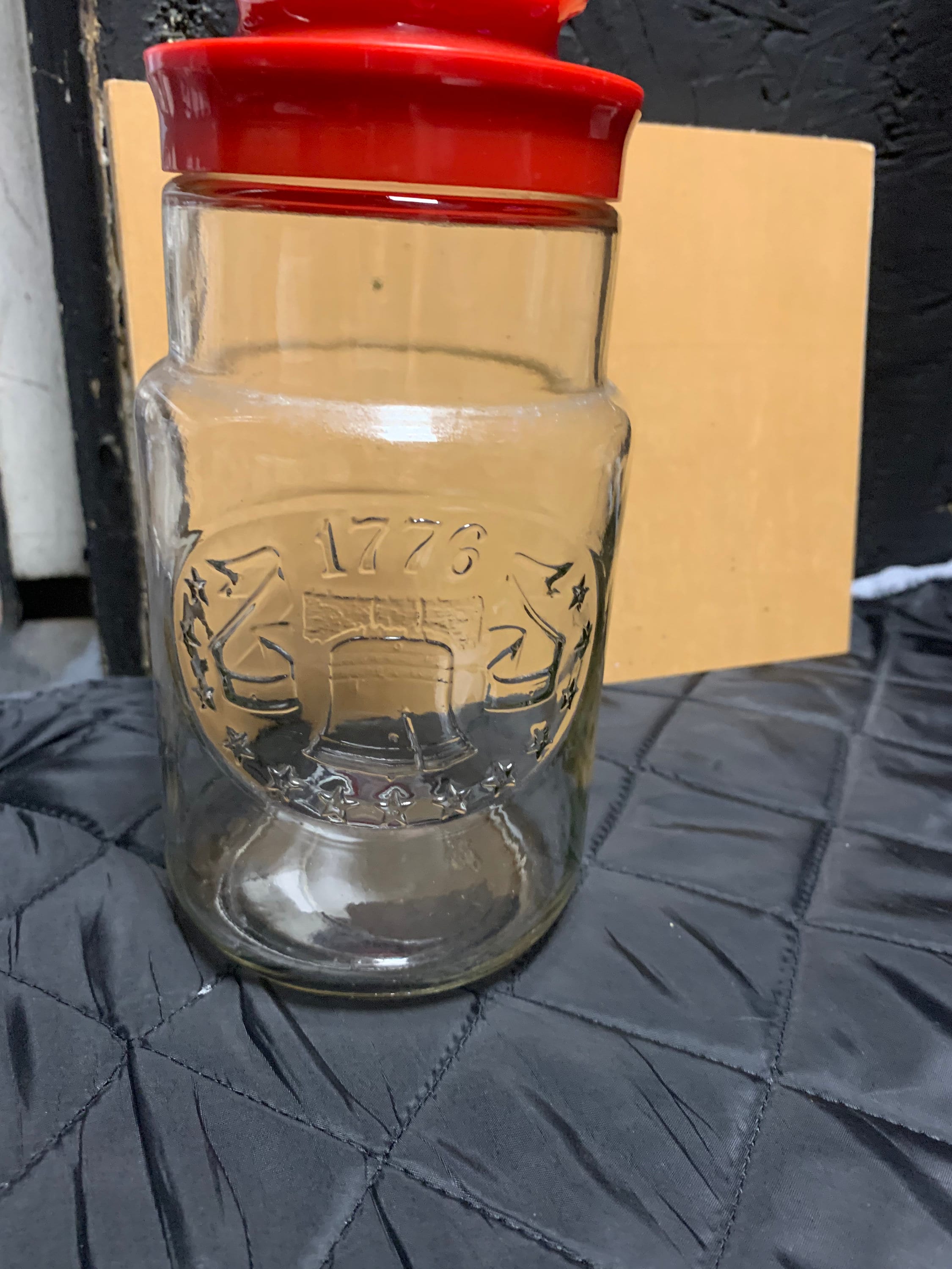 ヴィンテージ アンカーホッキング ガラス クォートジャー - Etsy 日本