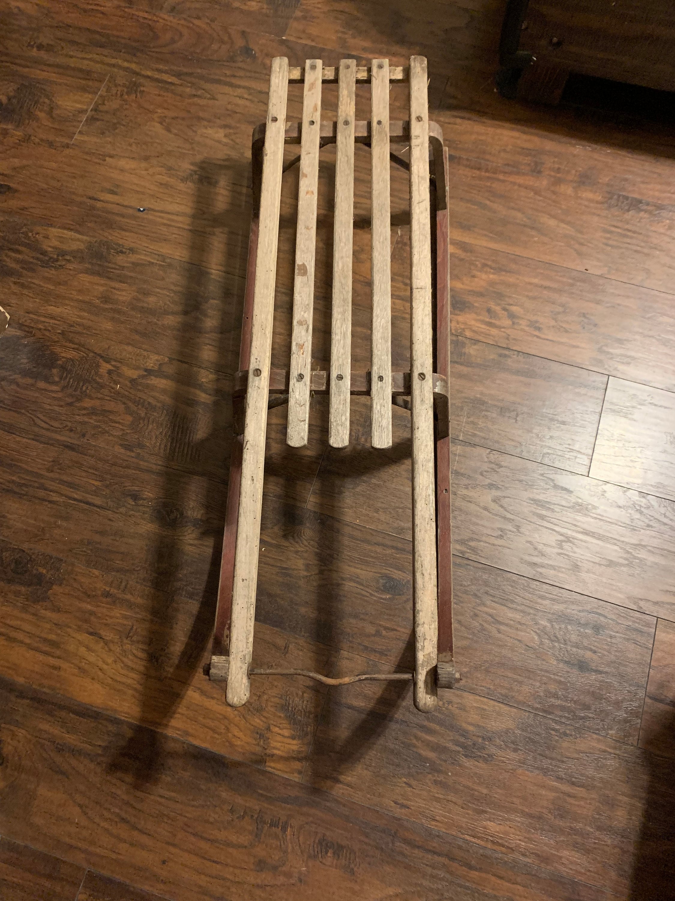 Vintage Davos Germina Wooden Sled Circa 1920s - Etsy