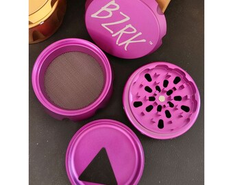 BZRK EZ Grip Herb Grinder 4pc