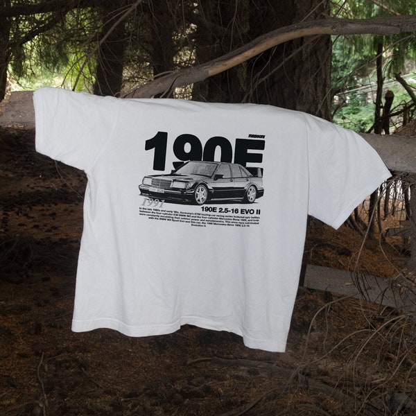 Mercedes Shirt 190E EVO II Vintage T-Shirt DTM Car Tee / Gift For Car Guy