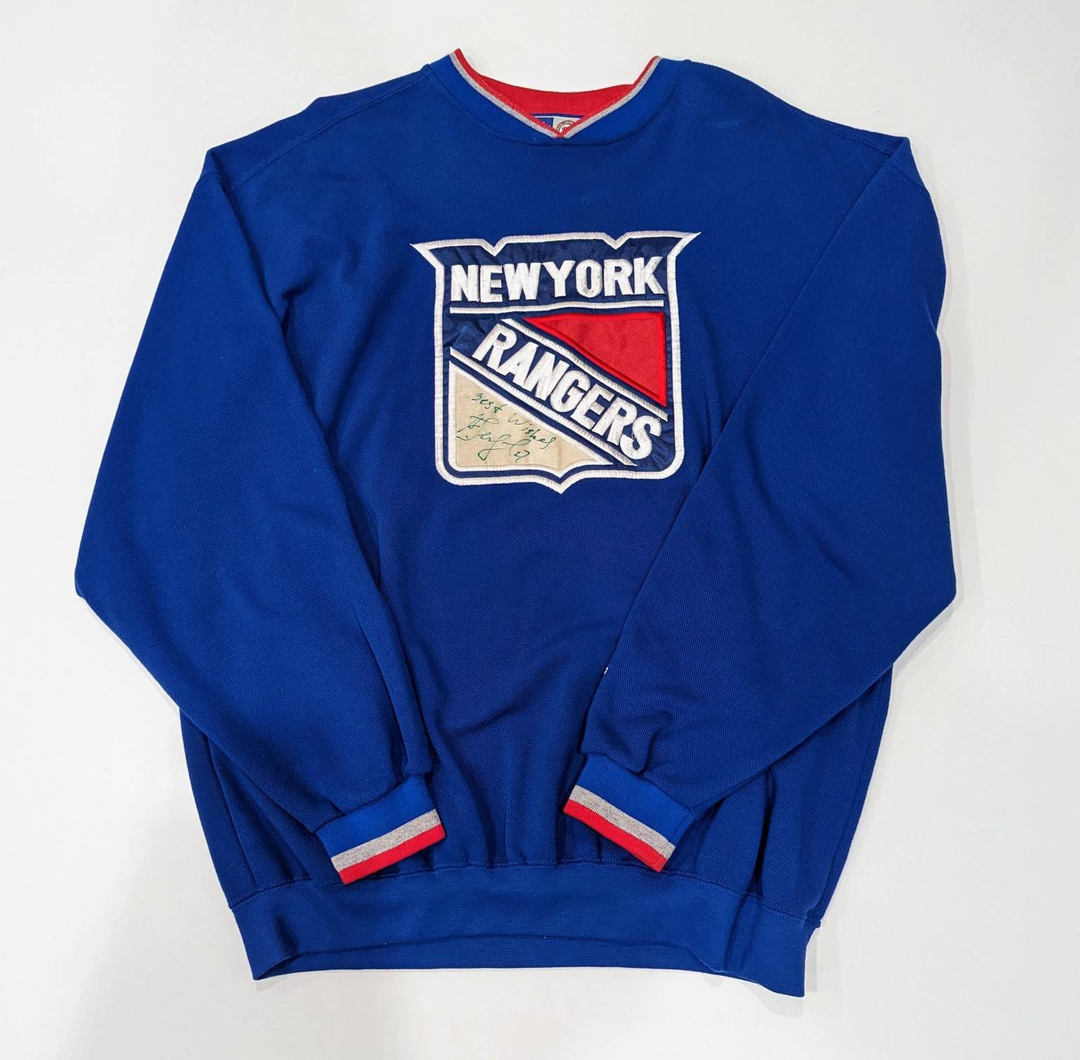 New York Rangers Sweatshirt Vintage NHL Logo - Anynee