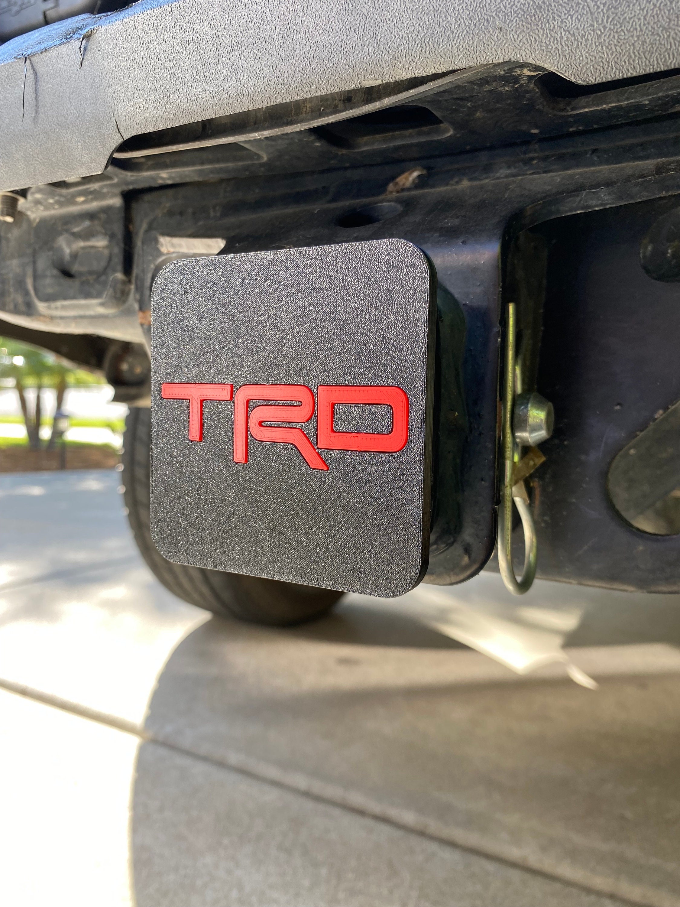 TRD Hitch Cover for Toyota Tacoma - 4Runner - Tundra - Sequoia (Universal Fit To Any Year)