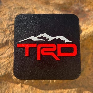 TRD Mountain Hitch Cover for Toyota Tacoma - 4Runner - Tundra - Sequoia (Universal Fit To Any Year)