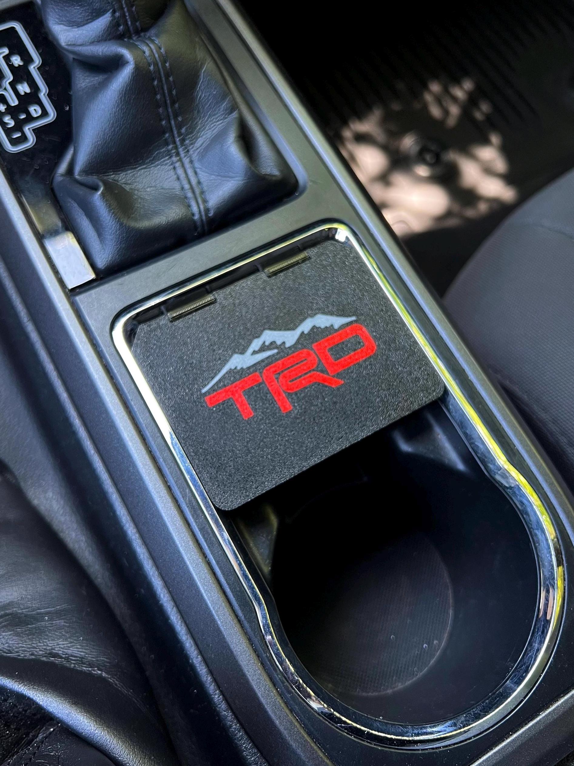 Contenitore per monete Tacoma TRD Mountain (2016-2023) - Contenitore interno per accessorio di aggiornamento dello slot del cambio con coperchio a filo