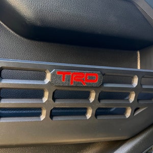 TRD Interior Badges for 4th Gen Tacoma 2024 2025 - 6th Gen 4Runner Door Center Console Accessories