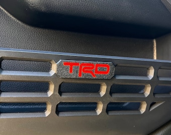 TRD Interior Badges for 4th Gen Tacoma 2024 2025 - 6th Gen 4Runner Door Center Console Accessories