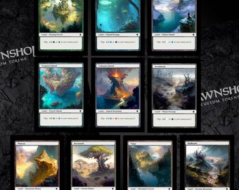 Shock Land Ravanica Dual Lands 10 As A Set MTG Magic The Gathering