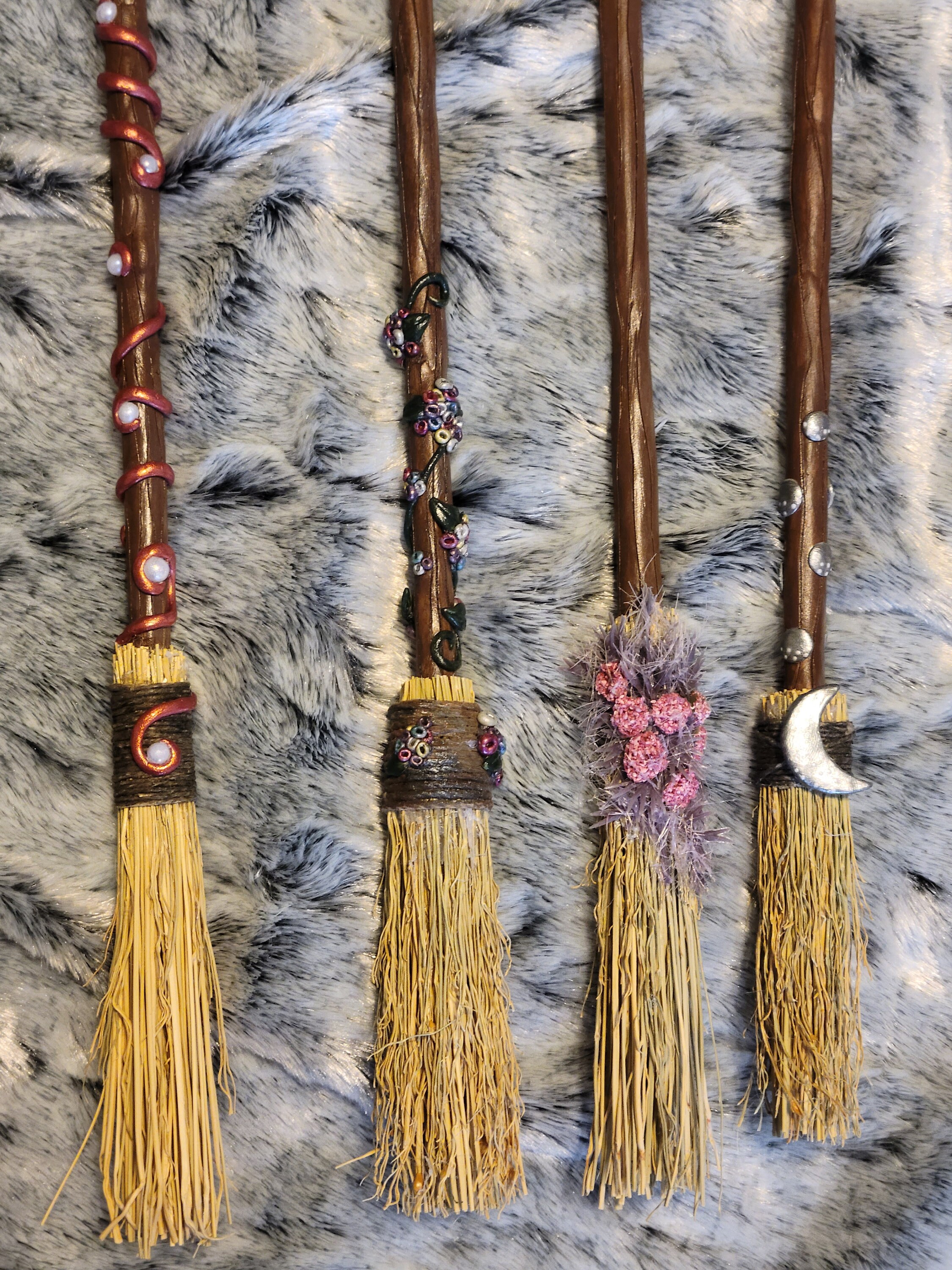 Mini Witch Broom Cottagecore Decor Halloween Broom Halloween Wall Decor ...