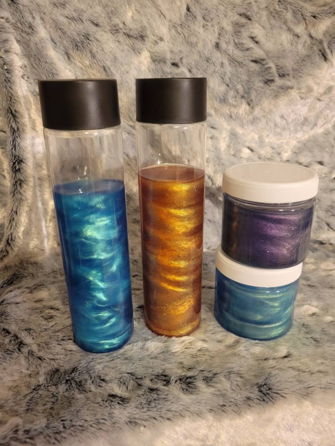 Calming Sensory Color Changing Galaxy Bottle Calming Sensory Galaxy Jar
