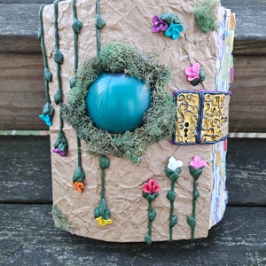 Forest Fairy Spellbook Forest Witch Spellbook LARPING Prop Cosplay Book Spring Decor