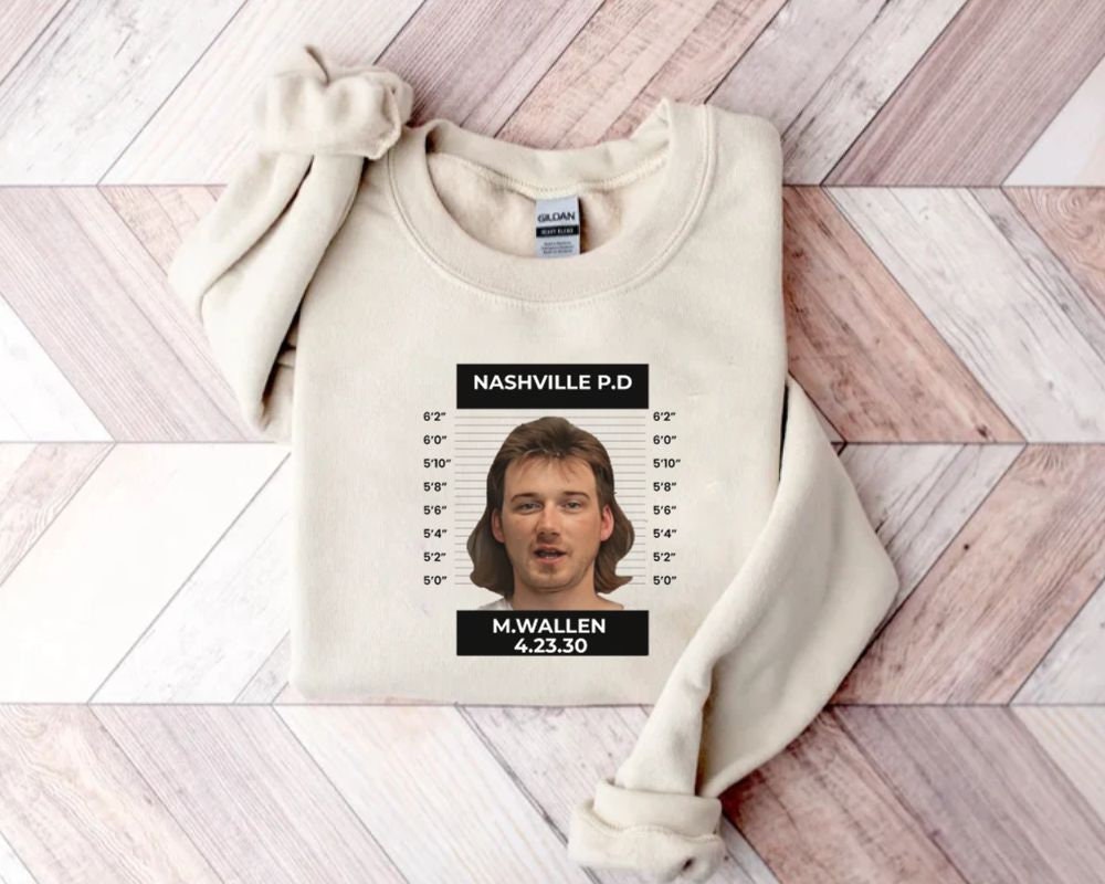 Morgan wallen mugshot sweatshirt sale