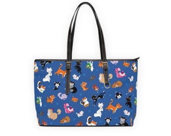 Disney Cats Leather Shoulder Bag