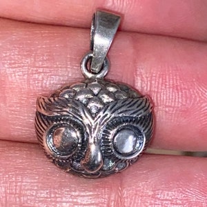Silver Owl Charm