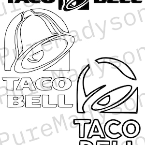 Taco Bell Logo SVG | Taco Bell Fast Food | SVG Cut File - Etsy