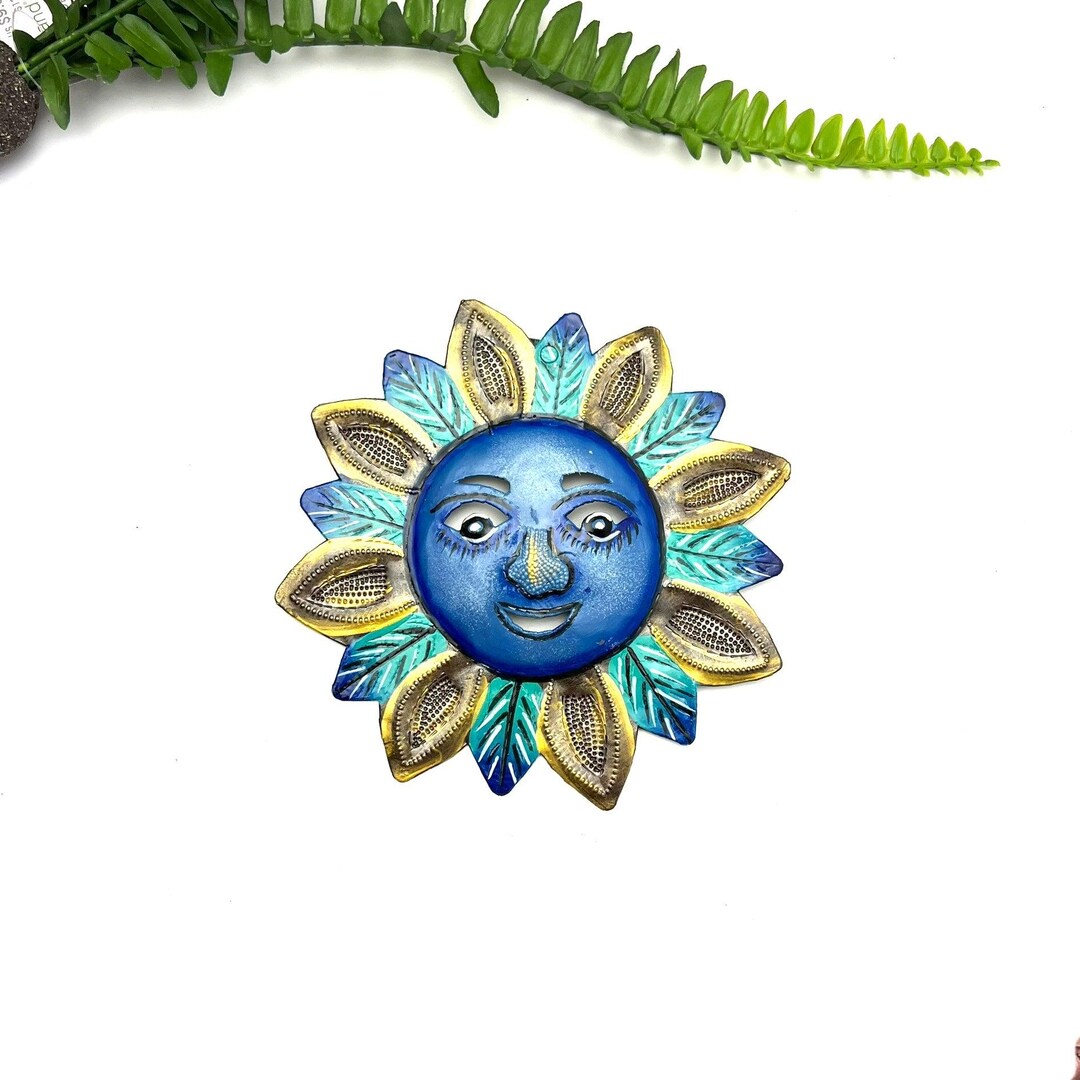 Tiny Blue Sun - Etsy