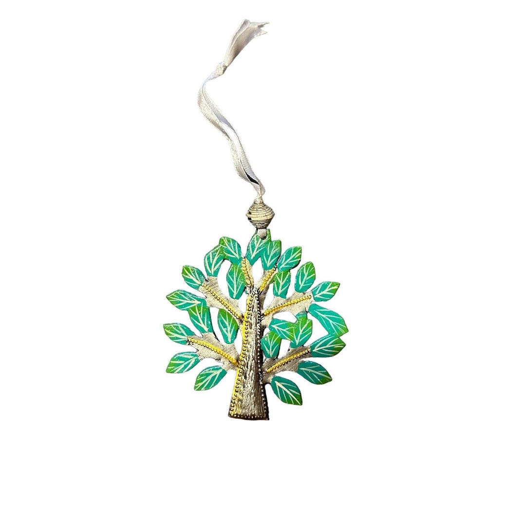 Tree of Life Tree Ornament- Green - Etsy