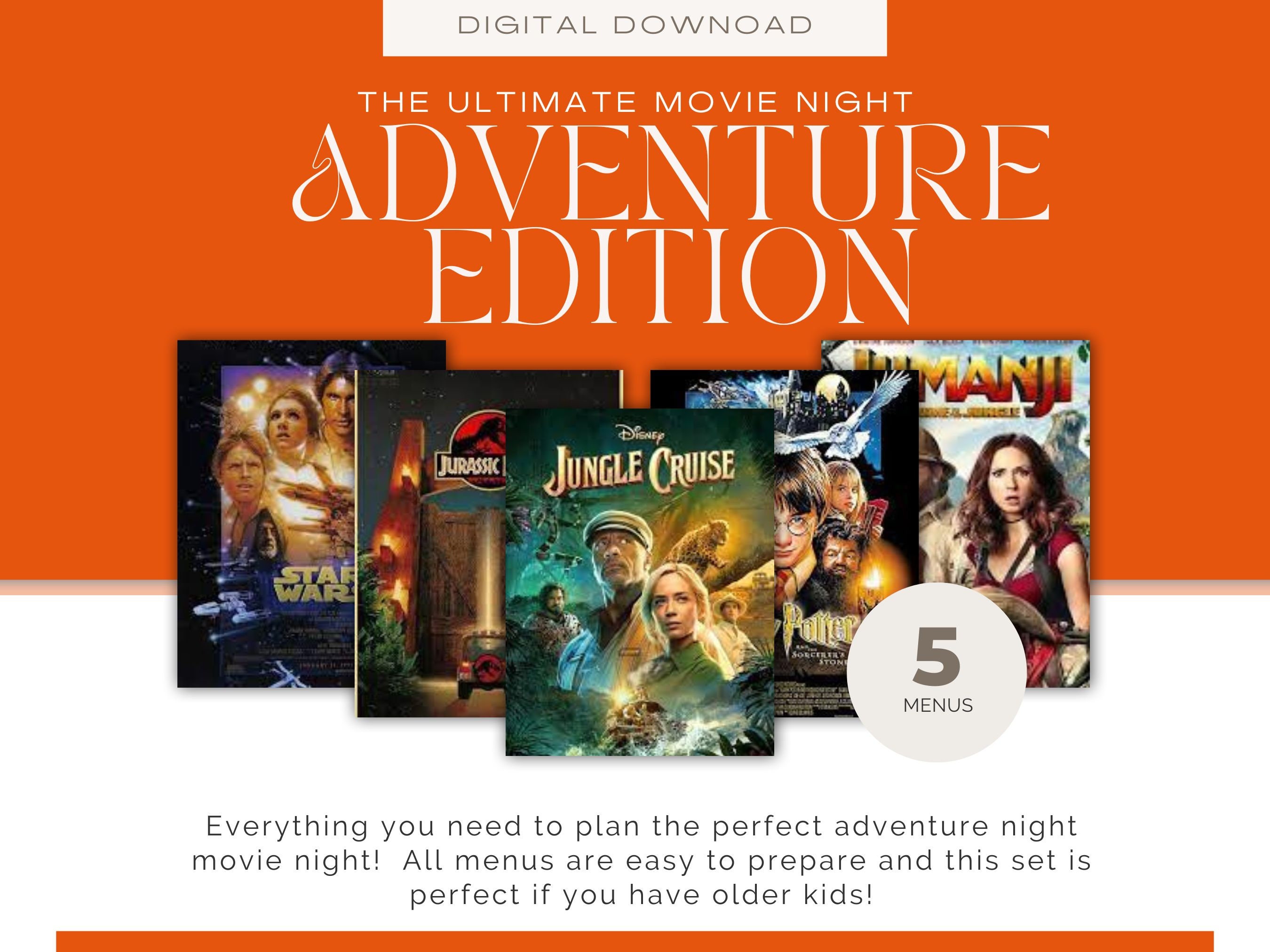 Movie Nightadventure Edition Etsy