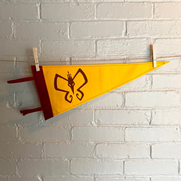 The Monarch - Venture Brothers Fan Made Felt Pennant