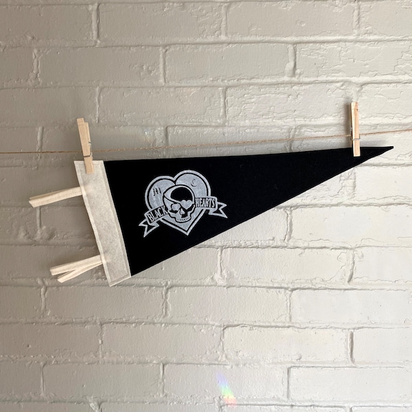 The Black Hearts - Venture Brothers Fan Made Felt Pennant