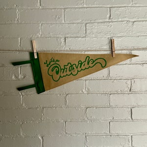 Let’s Go Outside - Outsoorsy Felt Pennant
