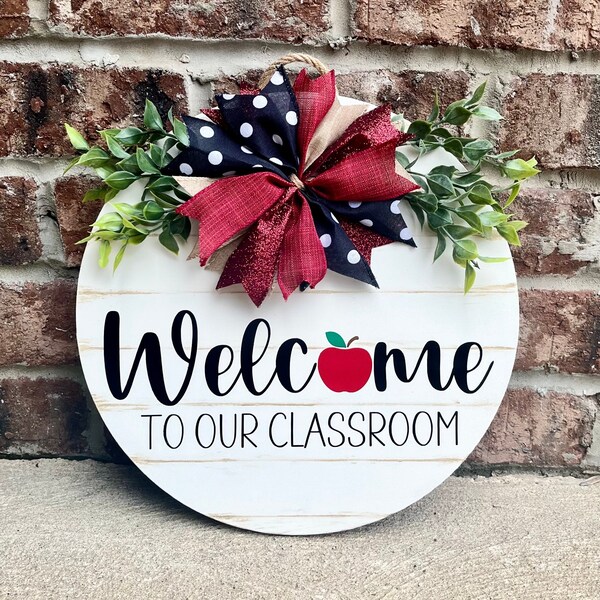 Classroom Welcome Sign - Etsy