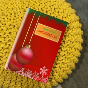 Gestalte Deine Weihnachtsliste: Notizbuch
