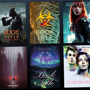 Custom Cover Design for KDP, ebook and print