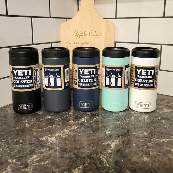 Personalize Engraved YETI Can Colster - Metal Can Holder - Groomsman Gift, Best Man, Wedding Party - 12oz, 12oz slim, 16oz Yeti Can Cooler