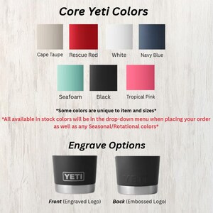 Custom Engraved YETI 10oz Mug with Handle – Personalized Gift 画像 9
