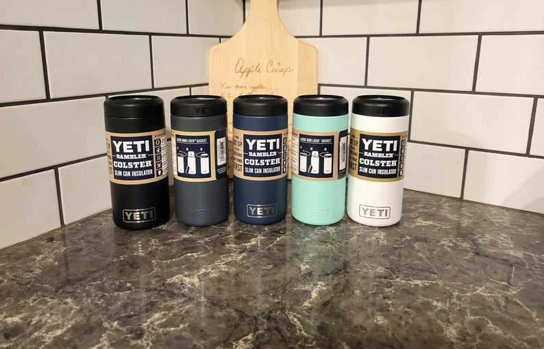 Personalize Engraved YETI Can Colster Metal Can Holder Groomsman Gift, Best Man, Wedding Party 12oz, 12oz slim, 16oz Yeti Can Cooler image 1