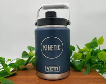 Personalize YETI Water Jugs Laser Engraved, 1/2 Gallon Sports Jug
