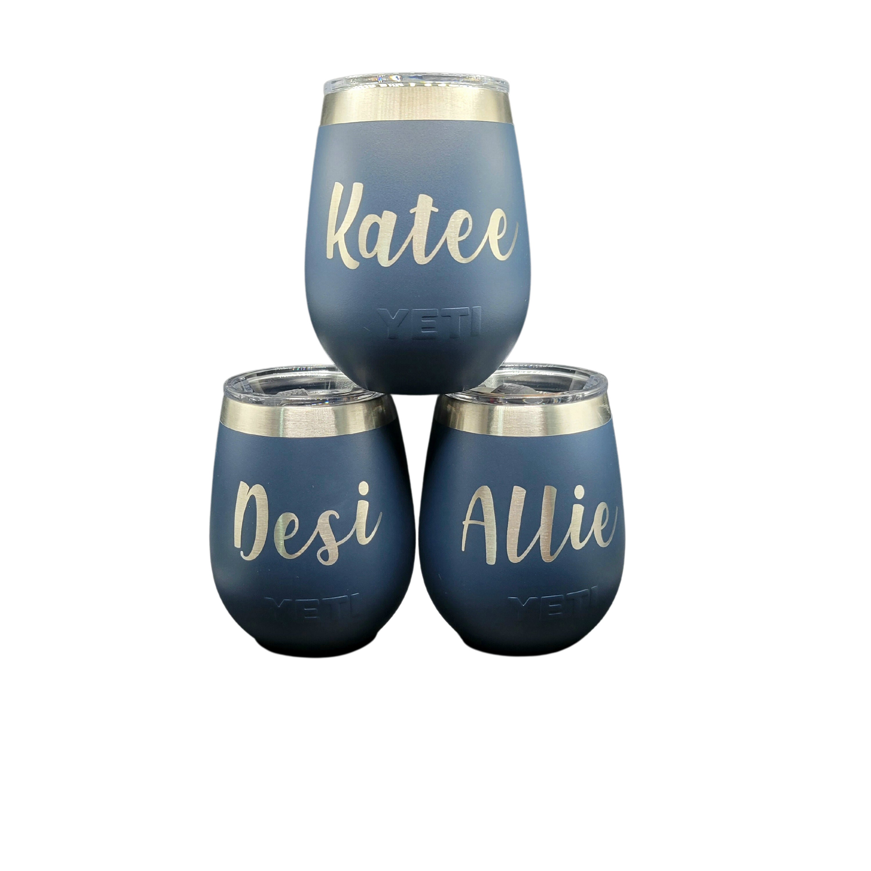 Personalized Yeti Tumbler 10 Oz Wine Cup With Lid Custom Gift for Her or  Wedding Guests Engraved Teacher Appreciation Drinkware 