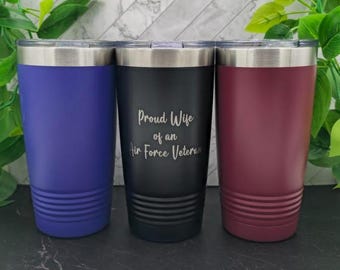 Laser Engraved 20oz Tumbler – Personalized Stainless Steel Cup, Company Logo