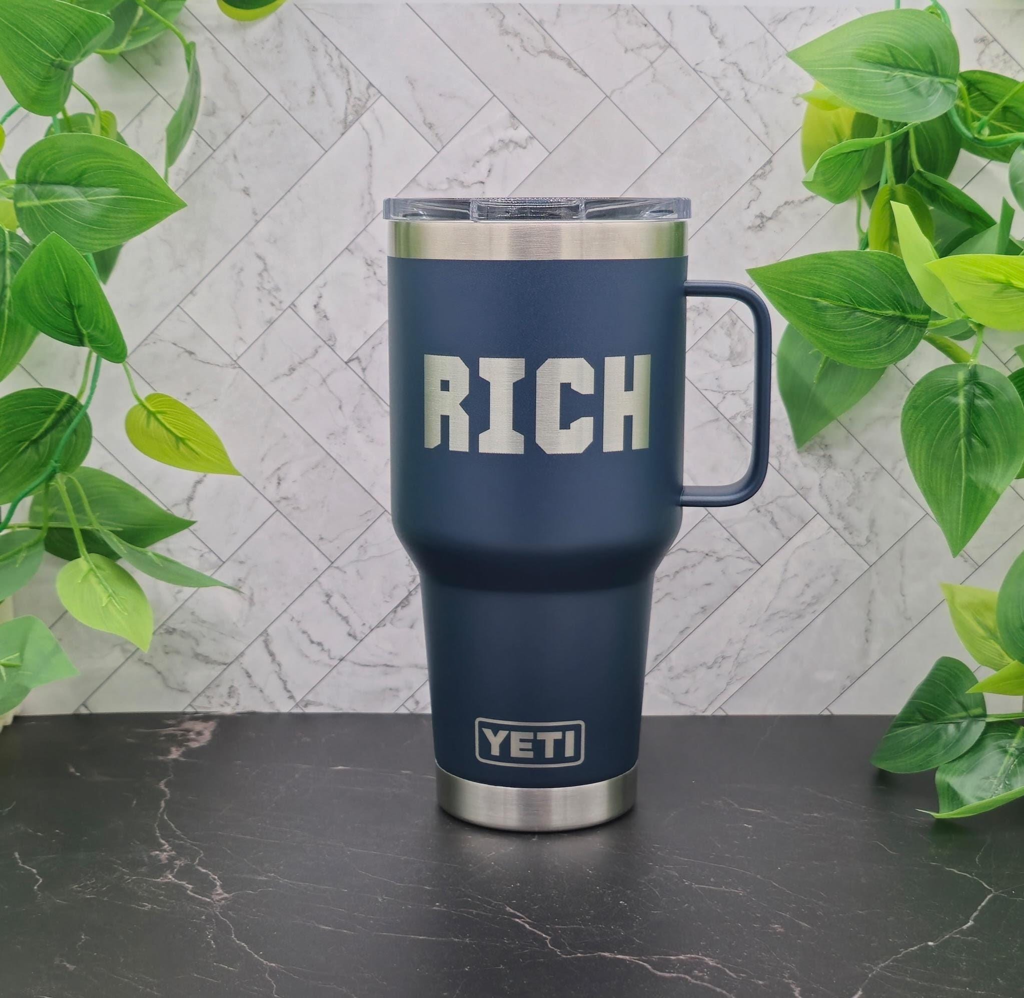 Engraved YETI 30oz Travel Mug With Handle, Custom Coach/teacher Gift - Etsy