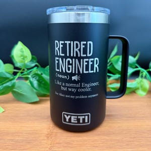 Personalized YETI 24oz Mug - Custom Laser Etched Handle Cup - Perfect for Any Occasion!