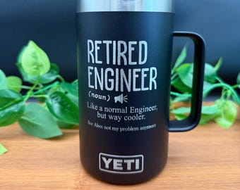 Personalized YETI 24oz Mug – Custom Laser-Etched Handle Cup