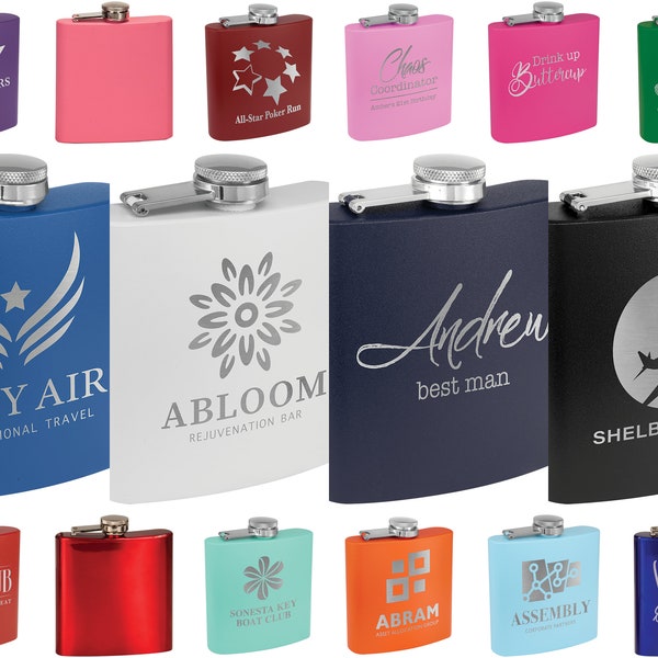 Bulk Wood Flask Etsy