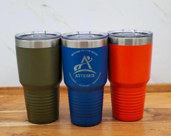 Laser Engraved 30oz Tumbler – Custom Company Logo, Insulated Stainless Steel
