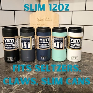 Personalize Engraved YETI Can Colster Metal Can Holder Groomsman Gift, Best Man, Wedding Party 12oz, 12oz slim, 16oz Yeti Can Cooler image 4