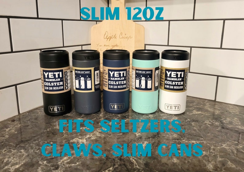 Personalize Engraved YETI Can Colster Metal Can Holder Groomsman Gift, Best Man, Wedding Party 12oz, 12oz slim, 16oz Yeti Can Cooler image 4