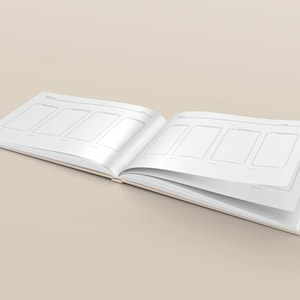 App Design Printable Sketchbook - Mobile UX/UI Wireframe Template - PDF ...