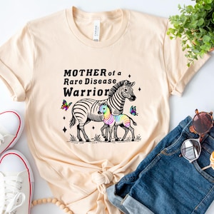 Mutter eines Krieger-T-Shirts für seltene Krankheiten