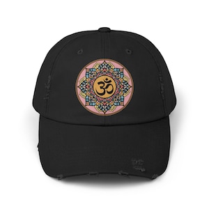 Om Mandala Cap Mindfulness Baseball Dad Hat Spiritual Yoga Hat
