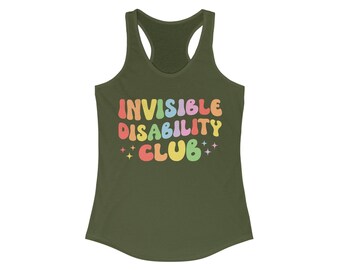 Invisible Disability Women's Ideal Racerback Tank