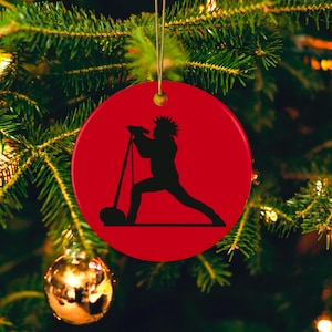 Rock Star Ceramic Ornament, Tool Fan Gift, Prog Rock, Metalhead Gift, Progressive Metal Fan