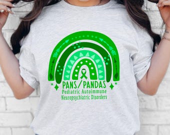 PANS PANDAS Awareness T-Shirt Pediatric Autoimmune Neuropsychiatric Disorders Tee, Parent & Advocate Shirt