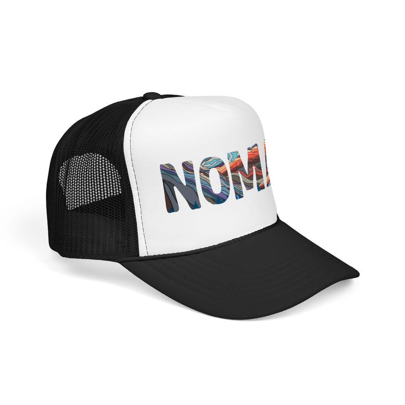 Nomad Trucker Hat: Van Life Hat, Bus Life, Skoolie Cap, Travel Adventure Hat image 2