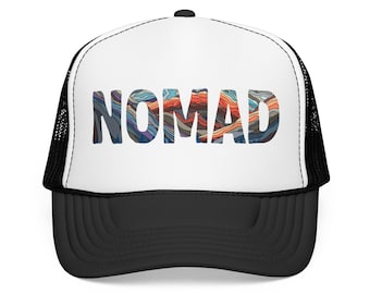 Nomad Trucker Hat: Van Life Hat, Bus Life, Skoolie Cap, Travel Adventure Hat