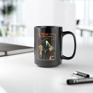 Alien Conspiracy Mug: UFO Believer Coffee Cup, Sci Fi Gift for X Files Fan, Paranormal Enthusiast image 7